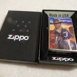 ZIPPO LIGHTER NEW IN BOX~ "JOHN WAYNE-ROOSTER COGBURN